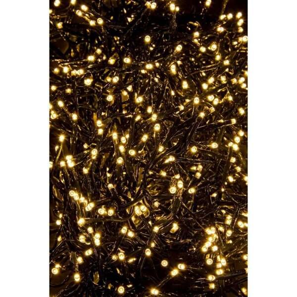 Alternative view of Cluster Luci 768 LED Classic, Filo Verde 3mm, IP44 (6 Pezzi)