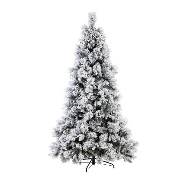 Albero di Natale Garlenda innevato H150 con 456 rami