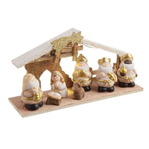 Natività Emmaus con cometa e LED