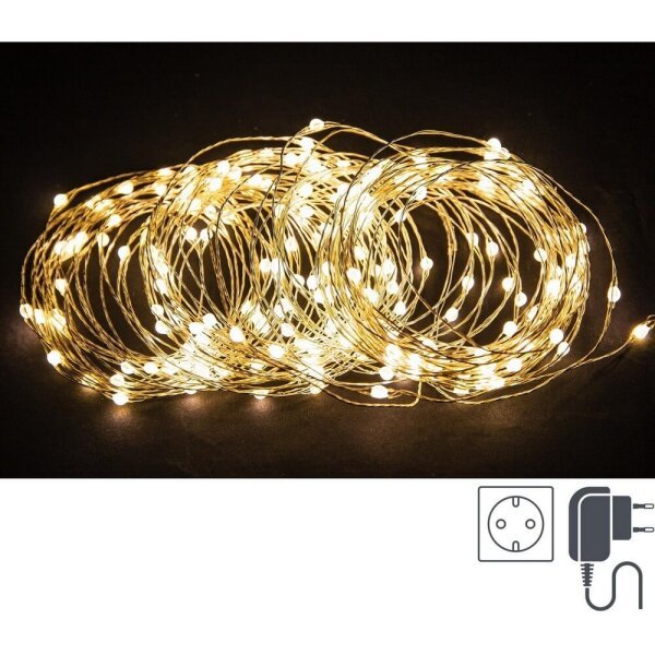 Striscia Luminosa con 200 MicroLED Lux Classic IP44 (12 Pezzi)