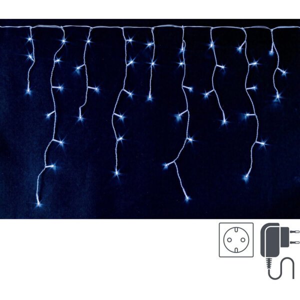 Tenda Luminosa 200 Luci Bianco IP44 Configurazione 3-7-4-6 (6 Pezzi)