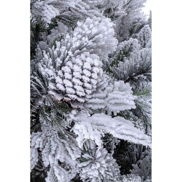 Albero di Natale Arves innevato H240 con 2513 rami