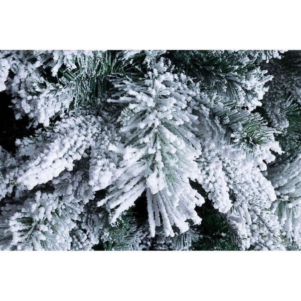 Alternative view of Albero di Natale Slim Dresda Innevato Altezza 240cm con 1196 Rami