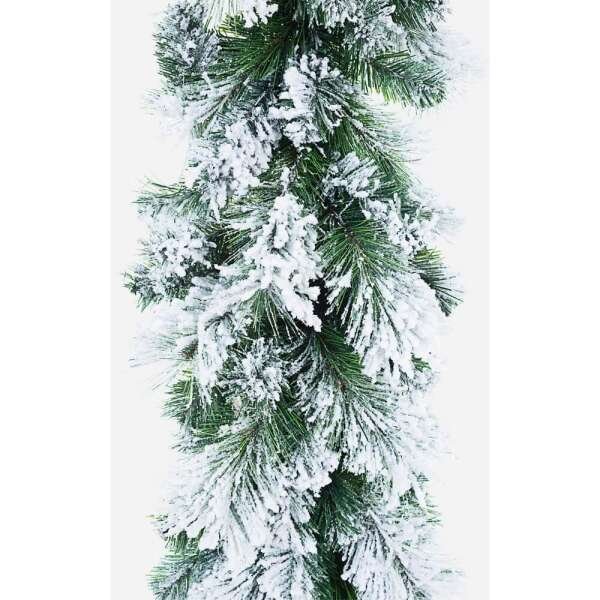 Alternative view of Boa Decorativo Cermis Innevato Altezza 270cm (4 Pezzi)