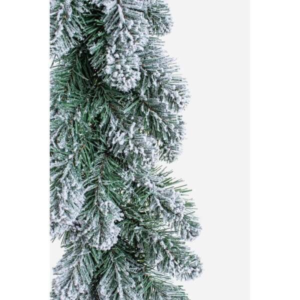 Boa Decorativo Innsbruck Innevato Altezza 270cm (6 Pezzi)