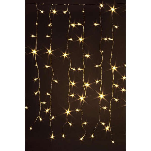 Alternative view of Tenda Luminosa 200 Luci Classiche 5mm Dimensioni 2x1m IP44 (6 Pezzi)