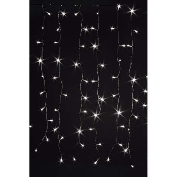 Alternative view of Tenda Luminosa 400 Luci Bianche 5mm Dimensioni 4x1m IP44 (6 Pezzi)