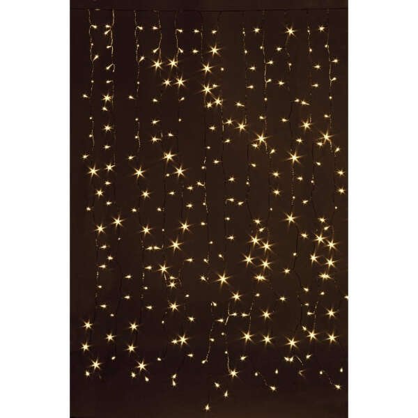 Alternative view of Tenda Luminosa 400 Luci Classiche 5mm Dimensioni 2x2m IP44 (6 Pezzi)