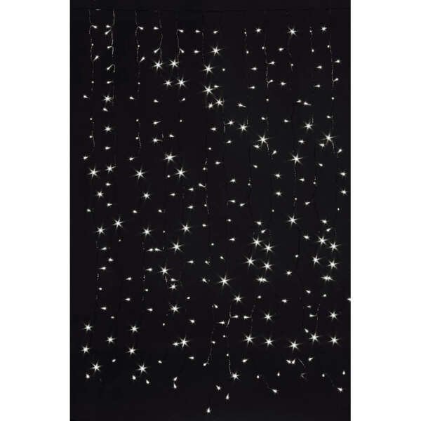 Alternative view of Tenda Luminosa 400 Luci Bianche 5mm Dimensioni 2x2m IP44 (6 Pezzi)