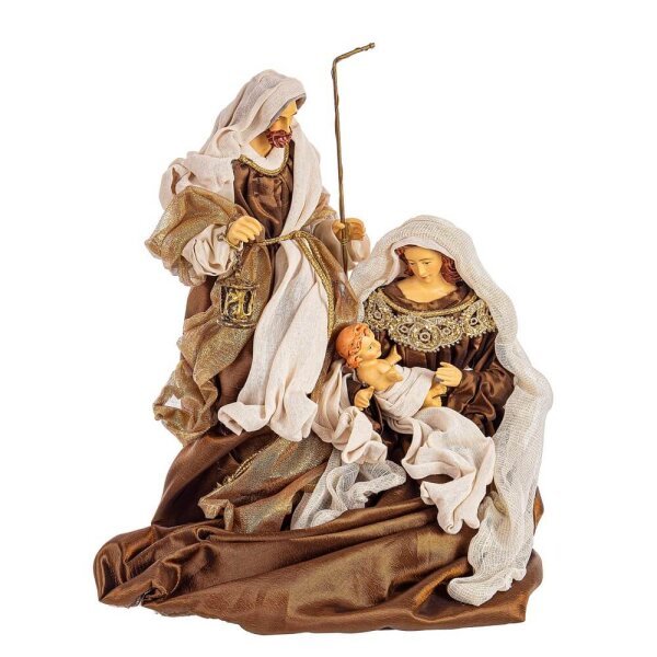Sacra Famiglia Splendour in Posizione Verticale Colore Bronzo Piccola