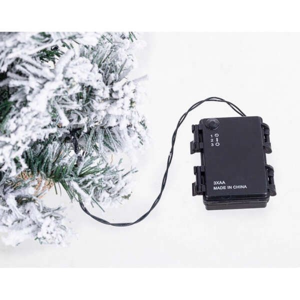 Alternative view of Albero Innsbruck Innevato Altezza 60cm con 20 LED (6 Pezzi)