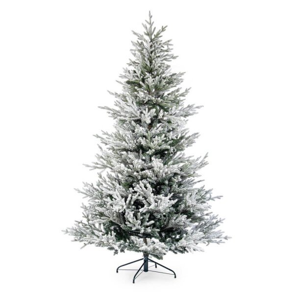 Albero Natale Denali Ghiacciato Altezza 150cm con 2057 Rami