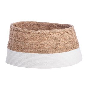 Cesta Copribase Asher Bianco Piccola (4 Pezzi)
