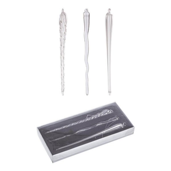 Confezione 3 Pendagli Verticali Icicle Trasparenti Assortiti (6 Pezzi)