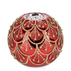Portacandele Verticale Winslows Rosso Diametro 100cm (6 Pezzi)