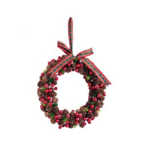 Pendaglio Ilmy Tondo Rosso Diametro 30cm (2 Pezzi)