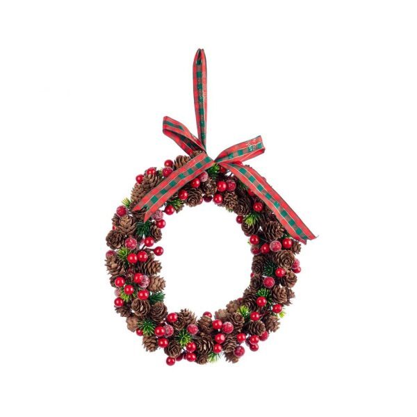Pendaglio Ilmy Tondo Rosso Diametro 30cm (2 Pezzi)
