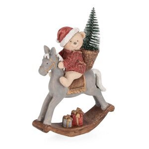 Orso Alton con Supporto Rosso e Cavallino (6 Pezzi)