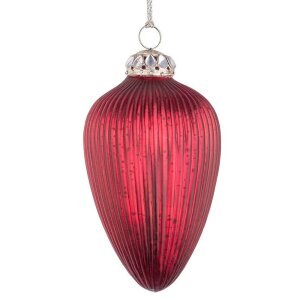 Pendaglio Genteel Rosso Opaco D100mm (8 Pezzi)