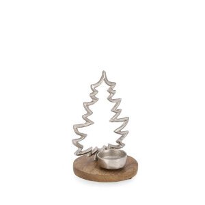 Portacandela Darcy Pino Design Argento (12 Pezzi)