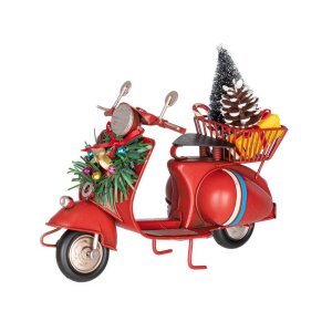 Decorazione natalizia Chelsie scooter con pino