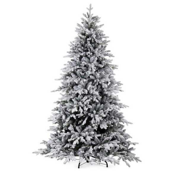 Albero di Natale Livigno innevato H210 con 3842 rami