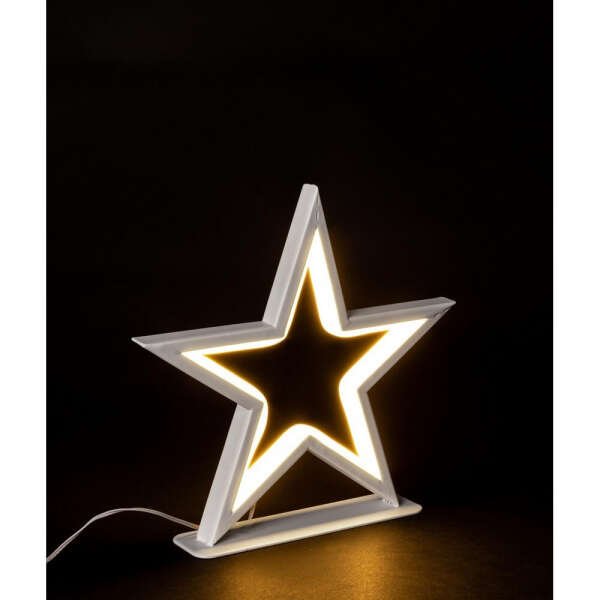 Alternative view of Stella bianca 120 LED classic con base small