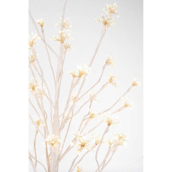 Alternative view of Albero di Natale artificiale bianco 1200 microLED classico