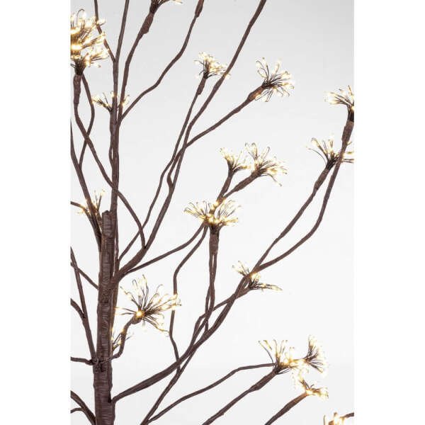Alternative view of Albero di Natale artificiale marrone 600 microLED classico
