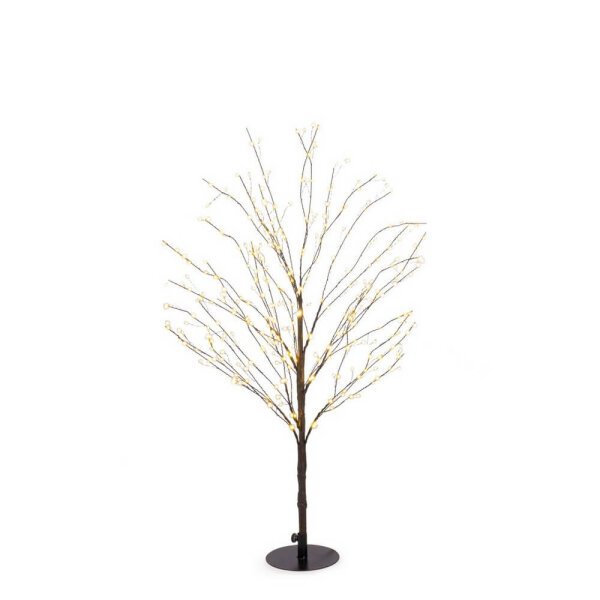 Albero di Natale bunch marrone 360 microLED classico H90