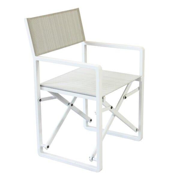 Alternative view of Poltrona regista pieghevole in alluminio - LARI