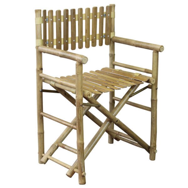 Sedia regista in bamboo pieghevole – MOJI