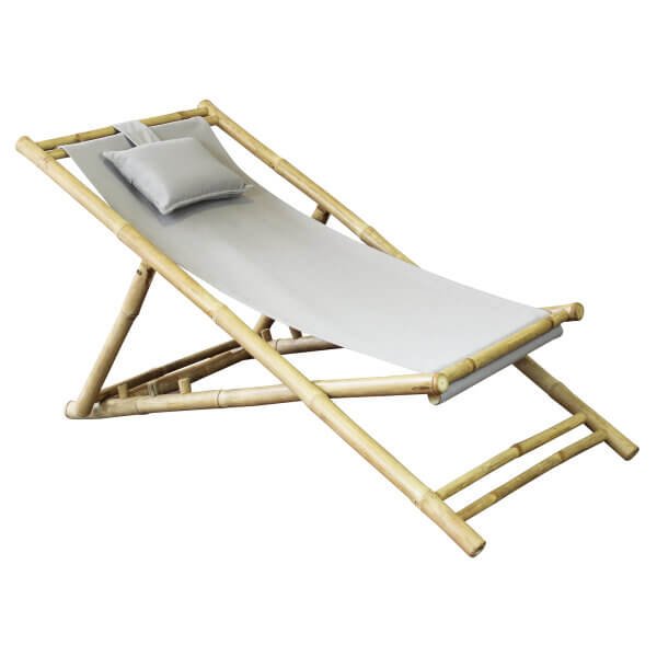 Sdraio in bamboo - DALANI - Grigio