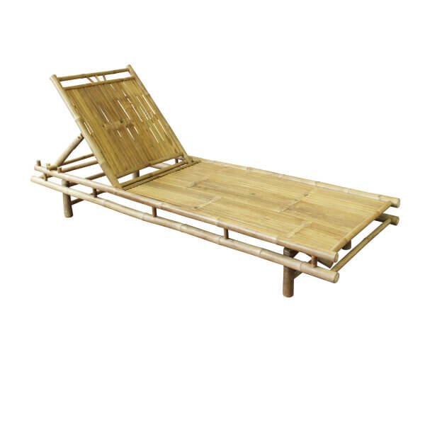 Lettino prendisole da giardino in bamboo – ASIA