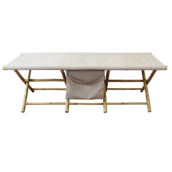 Lettino da esterno in bamboo – BACCA