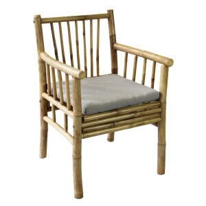 Poltrona da giardino in bamboo - CARLY