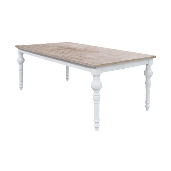 Tavolo da Pranzo Vintage Shabby Chic 200x100 cm - CROSS