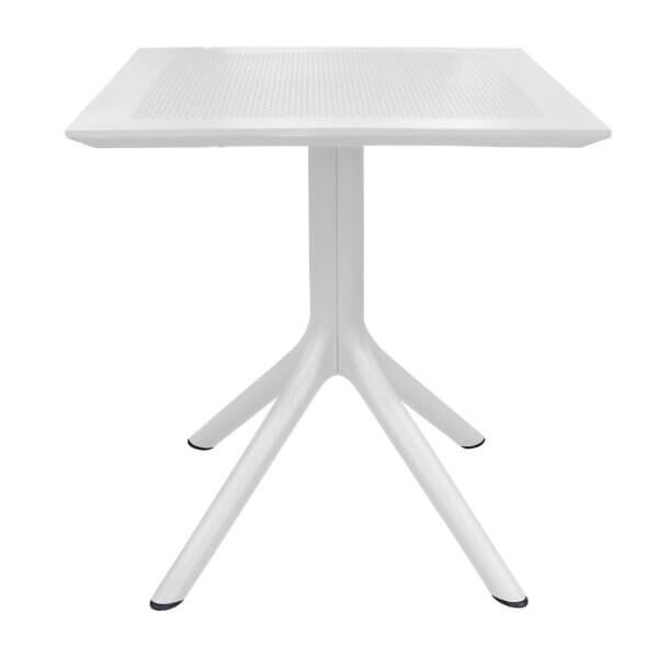 Tavolo da esterno in plastica e acciaio – HORATIO