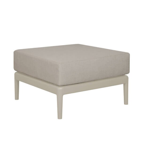 Seduta con cuscino per salotto da giardino - HOTO - Tortora