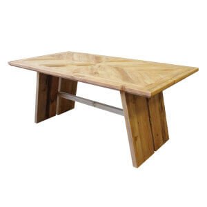 Tavolo da pranzo in legno di pino riciclato cm 180x95 - PINE