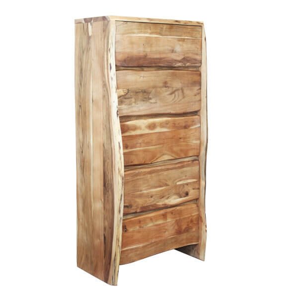 Cassettiera in legno di acacia - BECKETT