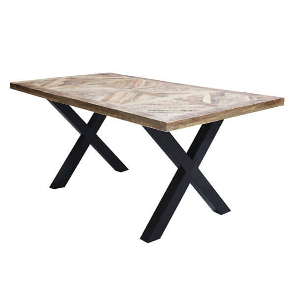 Tavolo da pranzo in legno di acacia 180x90 cm - FOSTER