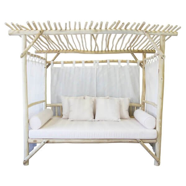 Gazebo letto in legno di teak – METROPOLIS