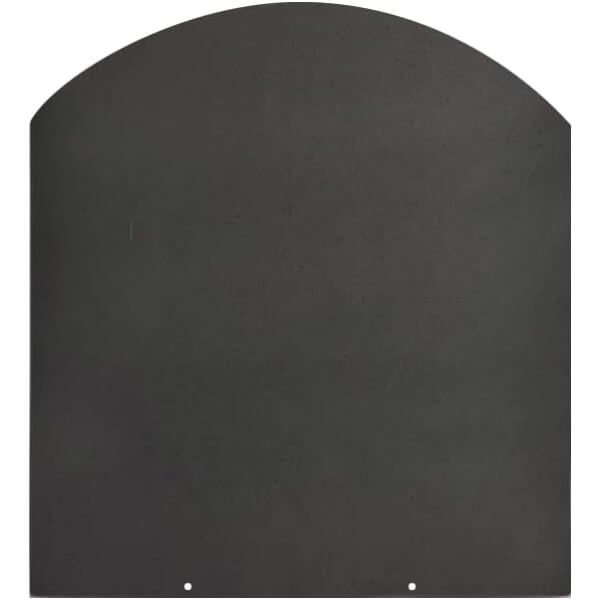 Pedana salvapavimento per stufe a legna e pellet in acciaio 100x90