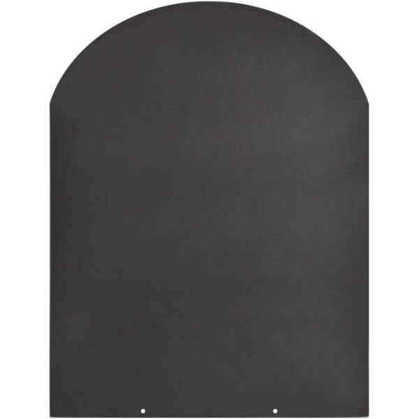 Pedana salvapavimento per stufe a legna e pellet in acciaio 80×60