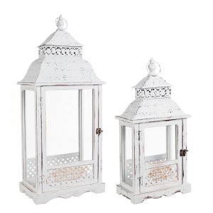Set 2 Lanterna rettangolare (2 Pezzi) - EMILY