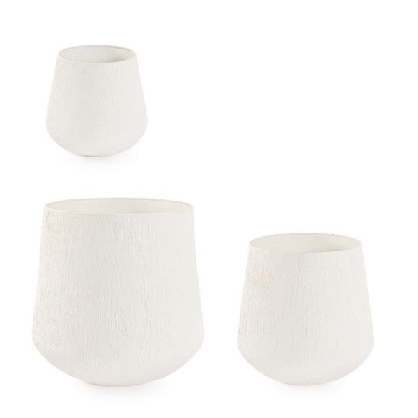 Set da 3 Porta vaso in metallo - KENAR