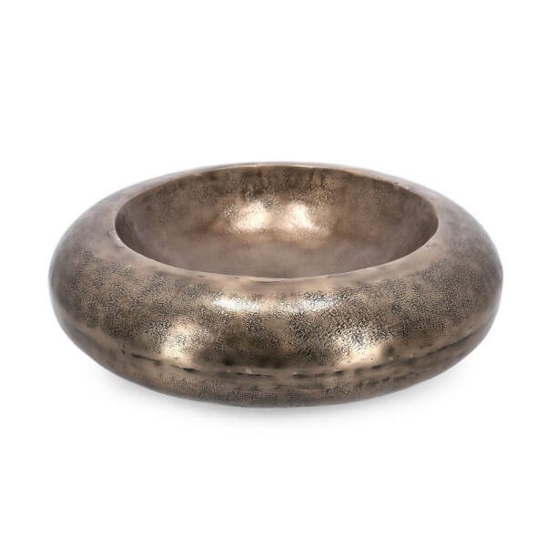 Ciotola decorativa dorata diametro 45 cm – MISTRAL
