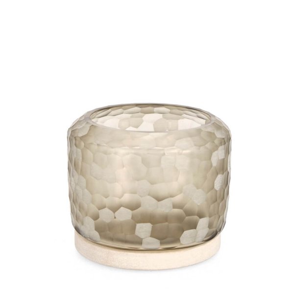 Porta Candela Sampur Vt Beige con Base H19 - HASSAN