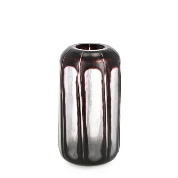 Vaso Kirinda Vt Trasparente nera H32 – HASSAN